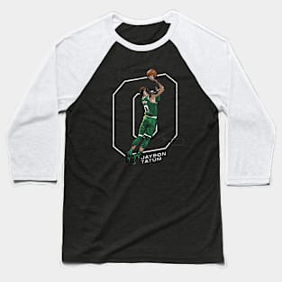 Jayson Tatum Boston Outline Baseball T-Shirt